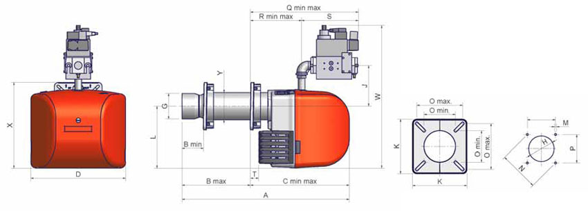 IDEA LOW NOx размеры